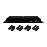 Extendeur HDMI 1x4 par câble Cat6 jusqu'à 40m - 4 Récepteurs
