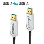 Câble USB 3.1 GEN 2 en fibre optique USB - USB  10.00m PURELINK