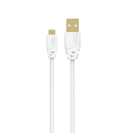 Cable Charge & Data Micro USB 0.75 m, Blanc
