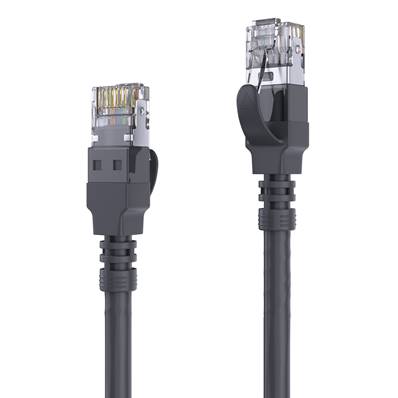 Câble RJ45 Cat.6a SFTP 7.5m noir / 10 Gb / HDBaseT / POE