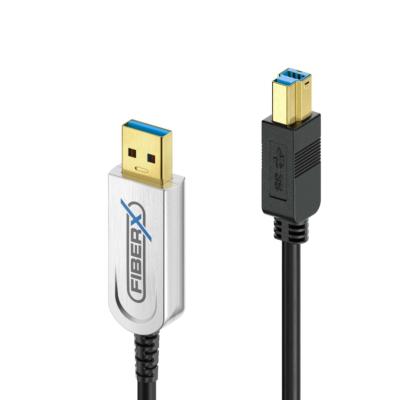 Câble Fibre Optique USB 3.1 - USB-A USB-B - 15m