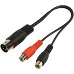 Câble Audio Vidéo 0.20 m plug 5 pins - 2 RCA Jack