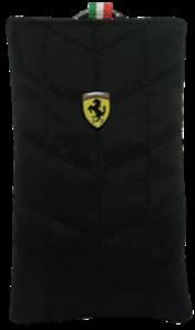 Liquidation Etui velcro noir Ferrari 135*80mm