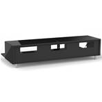 Meuble Just Lima - 165,2 cm avec 1 abattant, 3 compartiments - Noir 