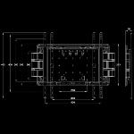 Support double bras 32/65 " -Vesa max 400 x 400 - 40 kg max 