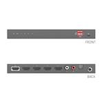Splitter HDMI - 1 vers 4  - UHD - HDR - Downscaler - Sortie audio