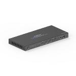 Répartiteur 2x4 HDMI 2.1 - 48Gbps avec Scaler et Audio De-Embedding