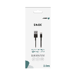 Câble de charge -USB A 2,0  Lightning  2.00 m  Noir