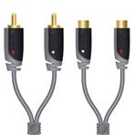 Liquidation Prix Net Câble Audio 2 RCA M - 2 RCA F - 5.00 m