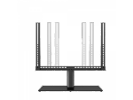Support de table medium rotatif 42-60" Verre noir- 40 kg max