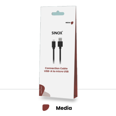 Cable Charge & Data Micro USB 2.00 m, Noir