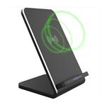 Chargeur Induction QI  Kit Pad 10W Stand + AC Charger 3.0A +MICRO USB