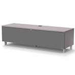 Meuble Just Basic - 130 cm avec un abattant, 2 compartiments - Gris