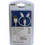 Câble USBA / USB- C -Micro USB & Lightning