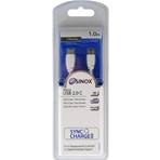 Câble micro USB 2.0 / USB-C, blanc, 1.00 M