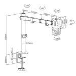 Support moniteur 1 écran