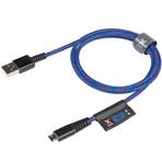 Cable Solid Blue Micro USB  1.00 m Xtrom