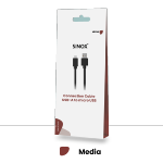 Cable Charge & Data Micro USB 2.00 m, Noir