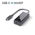 Adaptateur USB-C vers mini DisplayPort - 4K@60 4:4:4 - UHD - 0,15m BK