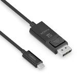 Câble USB-C / DisplayPort Premium 4K - 1.00m, noir