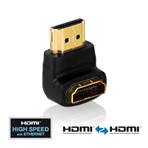 HDMI M-F 90° Secure Lock System