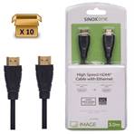 SOV7963 - Pack 10 pièces - 10% |HDMI - 2.0 4K60 Hz UHD - Noir - 3.00m