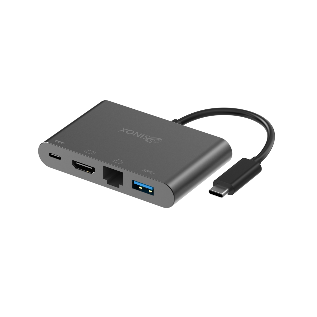Multi Hub USB C USB C3.1, USB A, RJ45, HDMI