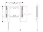 Support fixe 24/55" - 200x200 - 50 kg max