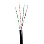 Bobine 305.00m Cat.6 Noir UTP 550 Mhz HD BASE T