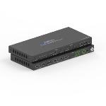 Répartiteur 2x4 HDMI 2.1 - 48Gbps avec Scaler et Audio De-Embedding