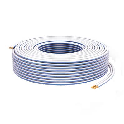 Câble HP 2x1.5mm² blanc OFC  25.00 m