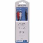 Liquidation Prix Net Jack 3.5 mm Mâle - 2 x RCA Mâle 1.20 m