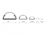 Goulotte aluminium 160 x 3.3 cm