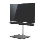 Support Tv pied de sol 96,8 cm + support Sonos ARC - base noire