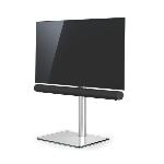 Support Tv pied de sol 96,8 cm + support Sonos ARC - base claire