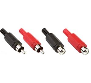 Liquidation Prix net Kit connexion 2x RCA M plug + 2x RCA F plug