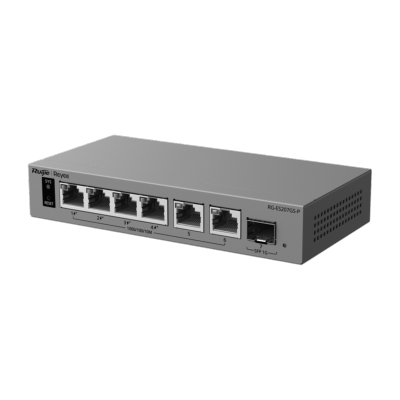 Switch Gigabit 6 ports - 4 PoE 54W - Manageable