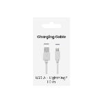 Câble de charge USB A - Lightning - 1.00 m Blanc Non MFI