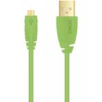 Micro USB Sync/Charge Câble 0.75 m Vert