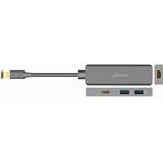 Hub iMedia USB Type C (m) - USBC3.1 (f) , 2X USB A 3.0 (f) , HDMI  (f