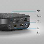 Station d'accueil - 2 HDMI - 2 USB-C - 2 USB-A - 100W PD - Micro + HP