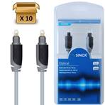 SXA5601 - Pack 10 pièces -10 % |Câble Digital Optique Toslink 1m