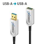 Rallonge Fibre Optique USB 3.2 Gen2 USB-A AOC - 15m