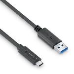 Câble USB-C / USB-A Premium USB 3.1 (Gen 2) - 1,00 m, noir
