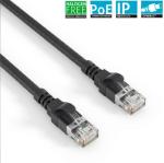 Câble RJ45 Cat.6a SFTP 3m noir / 10 Gb / HDBaseT / POE