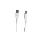 Liquidation Prix Net Câble USB A Mâle - USB B Mâle - 5.00m -Blanc