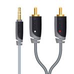 Câble Audio 3.5 mm M - 2 RCA M - 5.00 m
