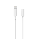 Adaptateur Lightning/ Jack  0.15 m Blanc (certifié apple)