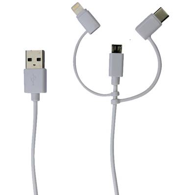 Câble USBA / USB- C -Micro USB & Lightning
