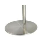 Base sol ronde, diam. 53, inox pour pied de sol DISCO 